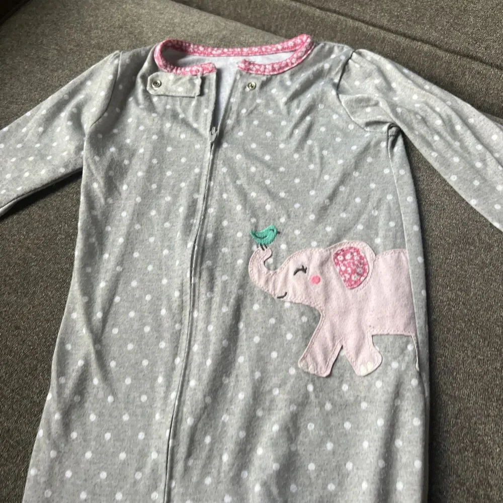 Carter's Footed Footie Pajamas Girls 24 Months